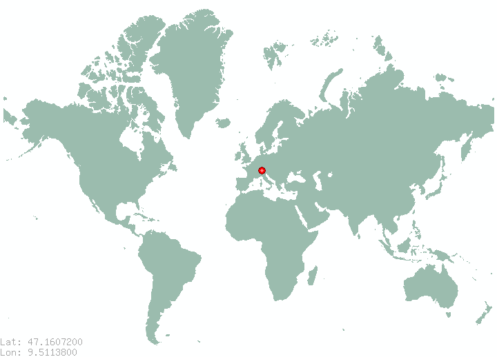 Quader in world map