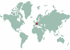 Krestisrutti in world map